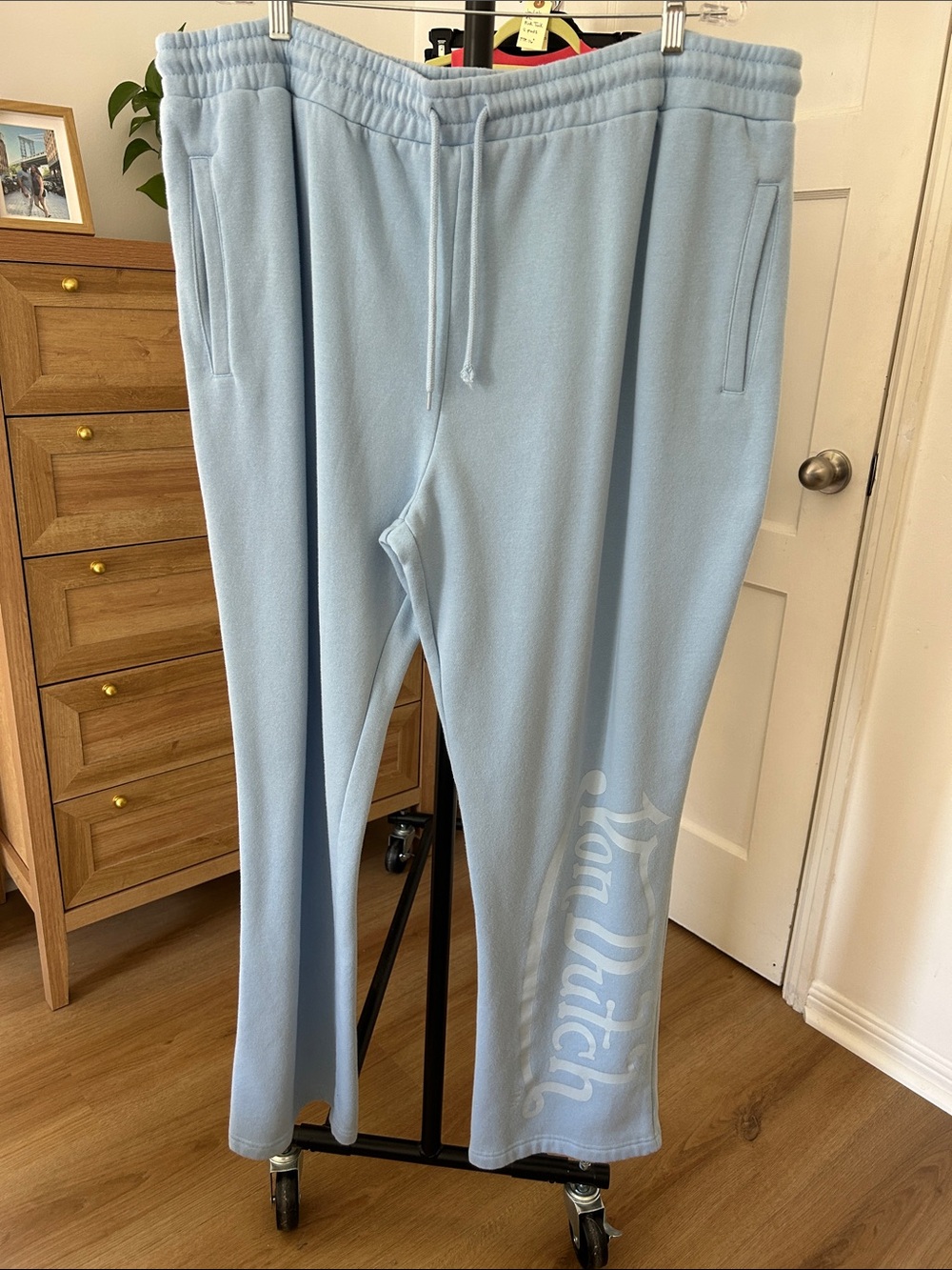Von Dutch Sweatpants. Size 2XL. Baby blue. 32” inseam.